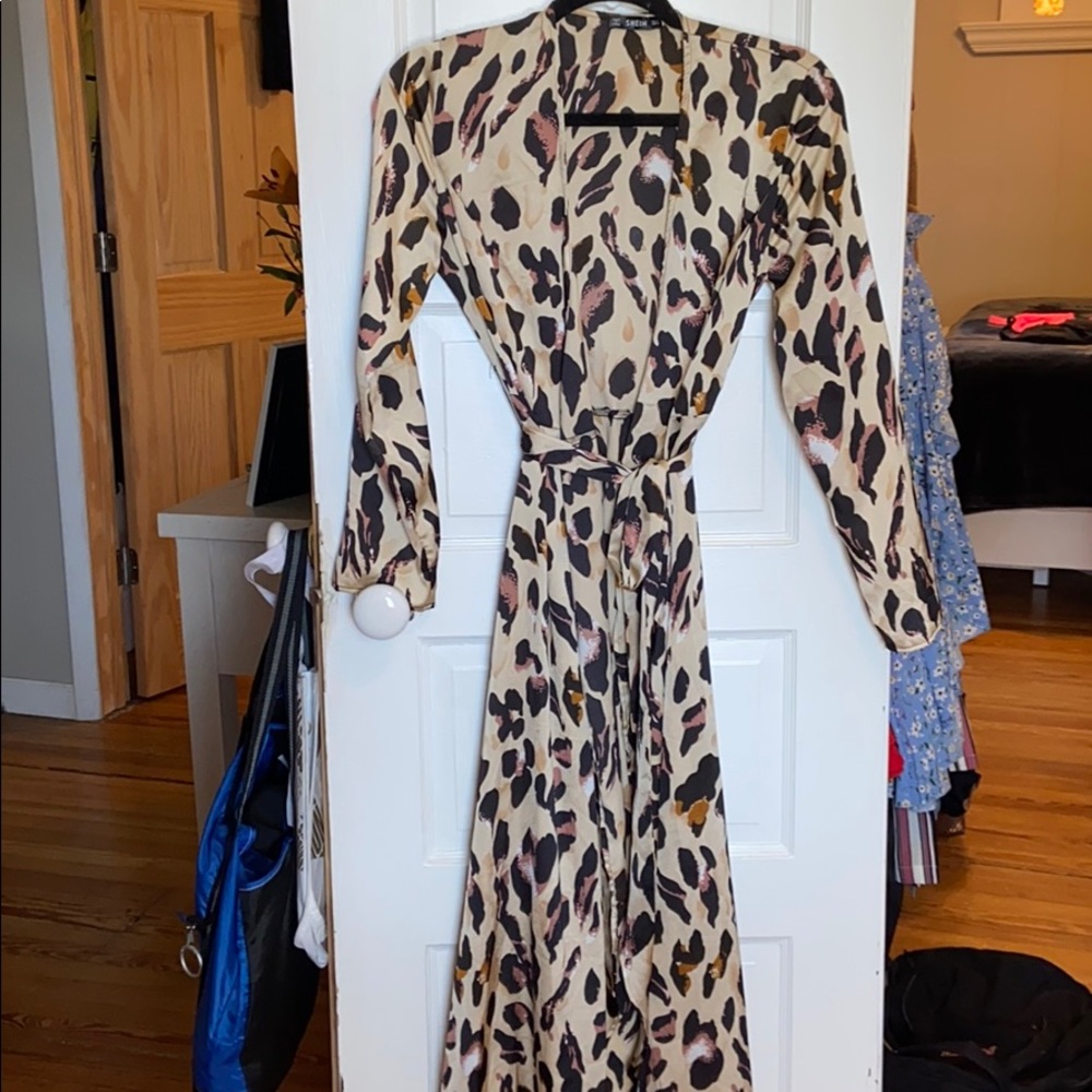 women’s silk wrap dress